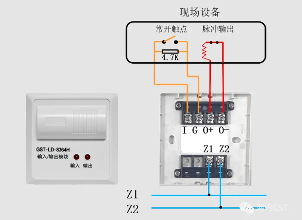 广东海湾的8361H模块接线图
