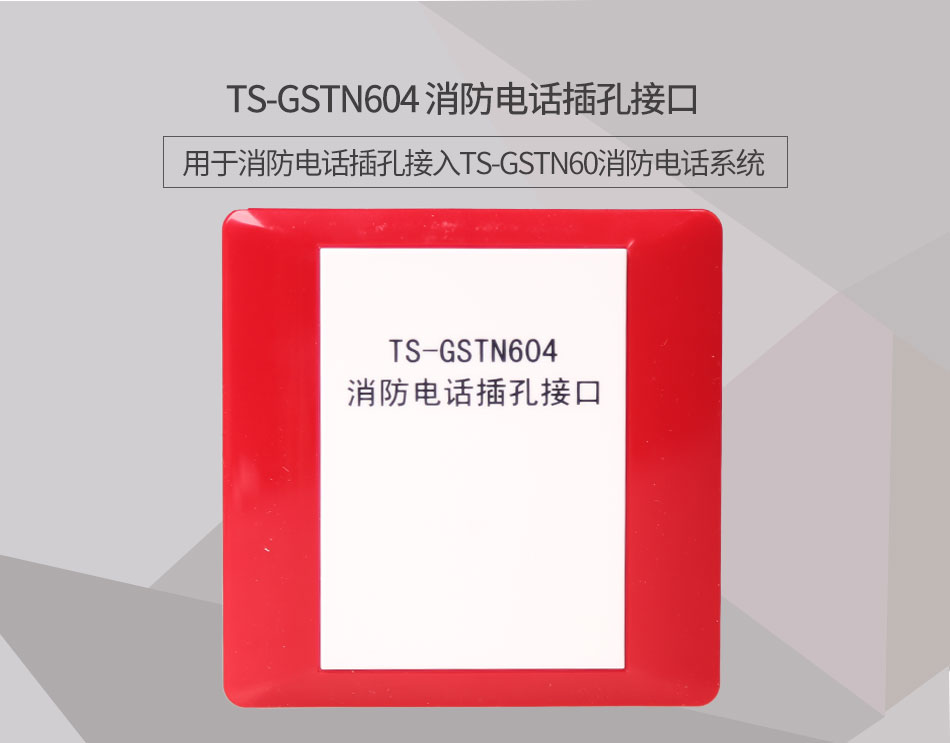 广东海湾TS-GSTN604消防电话接口情景展示